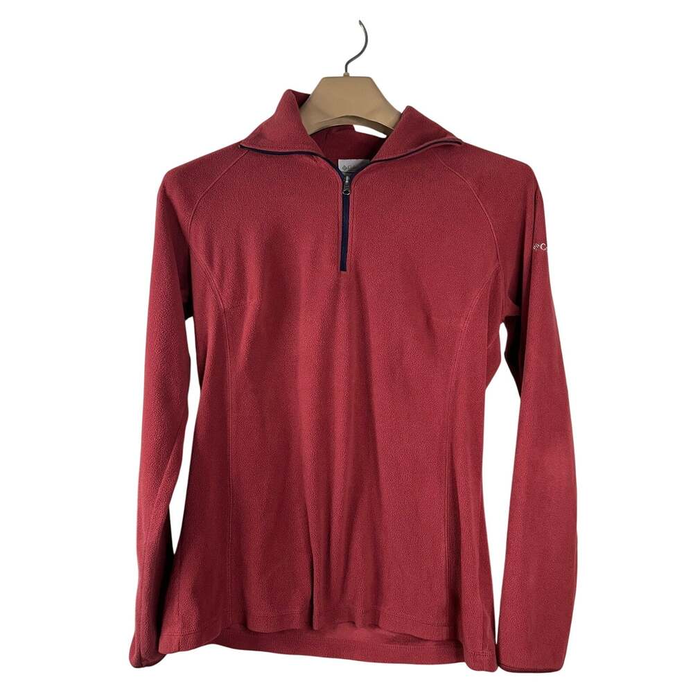 Columbia Jacket Women’s Fleece Mauve 1/4 Zip Size MEDIUM